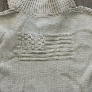 Ralph Lauren Polo American Flag QuarterZip Sweater